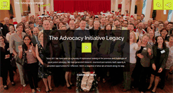Desktop Screenshot of advocacyinitiative.ie