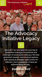 Mobile Screenshot of advocacyinitiative.ie